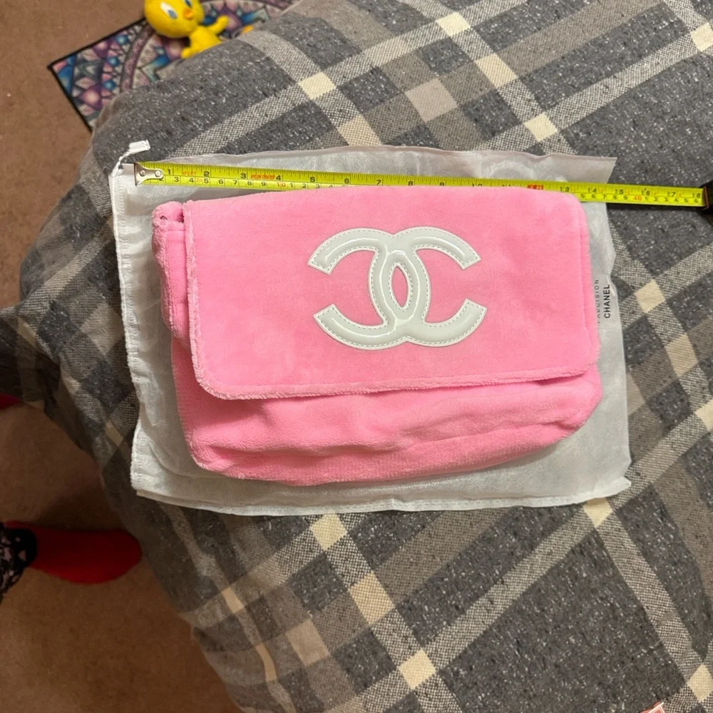 Chanel Precision VIP Promotion Crossbody Fuzzy Pink Bag - Picture 1 of 7